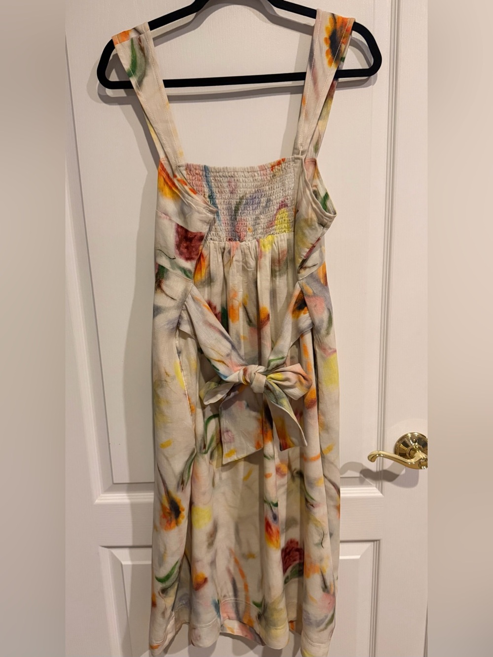 Klaas Jonkman Sleeveless Square-Neck
Linen Midi Dress - Large - Picture 5 of 10